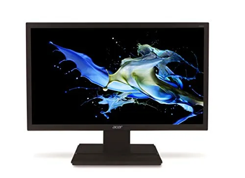Acer V246HLbd Monitor da 24", Display Full HD (1920 x 1080), Frequenza 60 Hz, Formato 16:9, Contrasto 100M:1, Luminosità 250 cd/m², Tempo di Risposta 5 ms, VGA, DVI w/HDCP, Nero