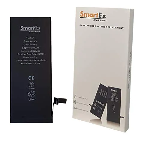 Smartex® Black Label Batteria compatibile con iPhone 6 - Capacità 1810 mAh | Anno 2023 | 2 Anni di Garanzia