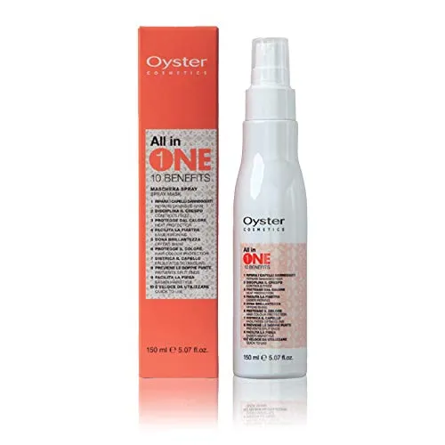 Oyster Cosmetics All In One 10 Benefits Maschera Spray, Multicolore, 150 ml