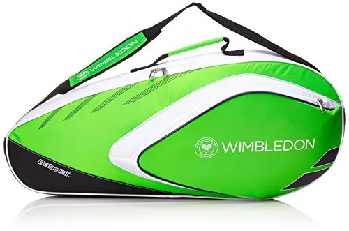 Babolat Racchetta da Custodia Racket Holder Wimbledon X3 Team, Verde, 70 x 50 x 10 cm, 0,4 Litri, 751130 – 125