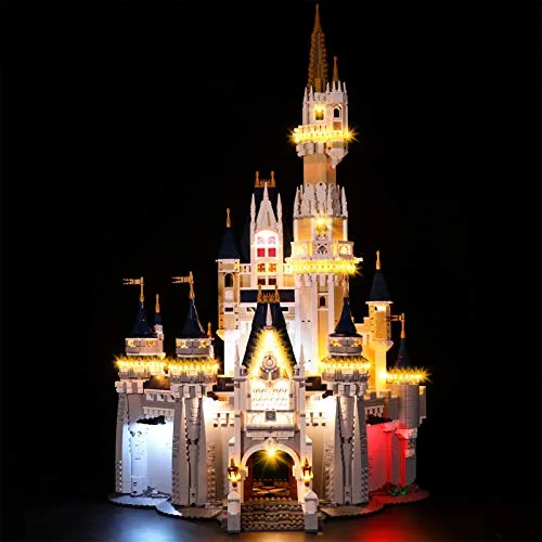Sungvool RC Deluxe - Set di luci a LED per Lego Disney Castle 71040, set di luci decorative per Lego 71040 (senza modello Lego)