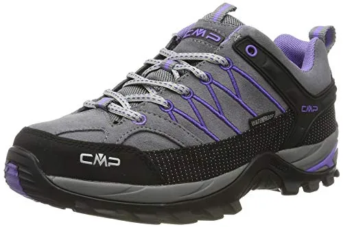 CMP Rigel Low Wmn Trekking Shoes WP, Scarpe da Arrampicata Basse Donna, (Grey-Lapis 36ud), 40 EU