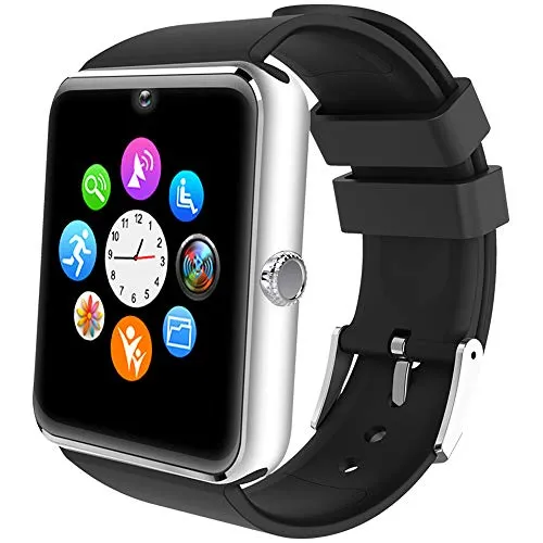 Willful Smartwatch Uomo Orologio Telefono con SIM SD Card Slot Smart Watch Bluetooth per Android Rispondere Chiamate Orologio Sportivo Fitness Tracker Contapassi Calorie Conta con Fotocamera Sveglia