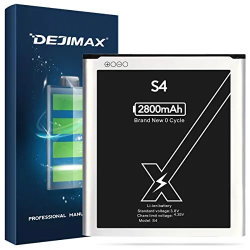 DEJIMAX Batterie per SAMSUNG Galaxy S4, 2800mAh NFC di ricambio per cellulari per Galaxy S4/I9500