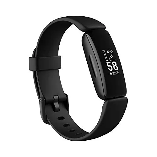 Fitbit Inspire 2 Health & Fitness Tracker with a Free 1-Year Fitbit Premium Trial, 24/7 Heart Rate & up to 10 Days Battery , Black