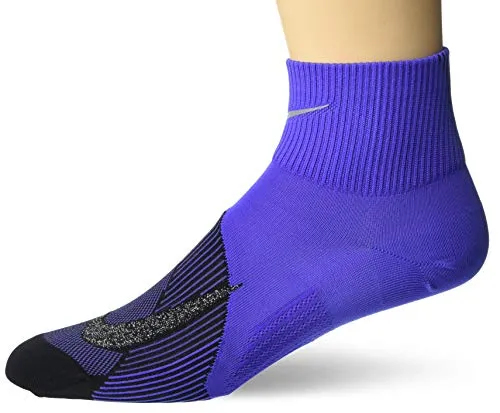 Nike - Calzini leggeri alla caviglia, unisex, Unisex - Adulto, Calzini, SX6263, Rush Violet/Nero, 14-16
