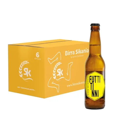 Etnazar - Birra Futtitinni 33 cl - Kit da 6 birra di Messina artigianale siciliana