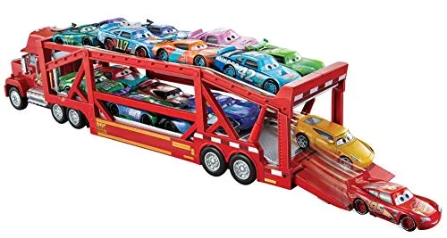 DisneyPixar Cars Mack Trasportatore, Veicolo Trasformabile, Giocattolo per Bambini 3+Anni, GVP73