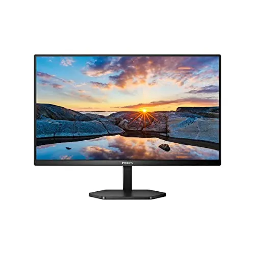 Philips 24E1N3300A - 24 pollici FHD Monitor, IPS, 75Hz, 1ms, USB-C 65w Power Delivery, altoparlanti, Smart Image, USB Hub (1920 x 1080 @ 75Hz, 300 cd/m² HDMI 1.4 / USB-C 3.2)