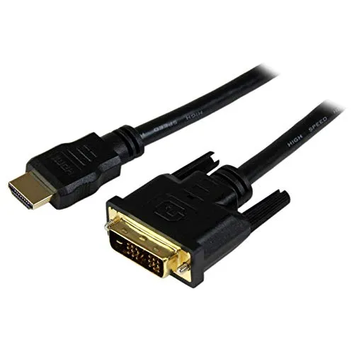 StarTech.com HDDVIMM150CM Cavo Adattatore HDMI a DVI-D, M/M, 1.5 m, Nero