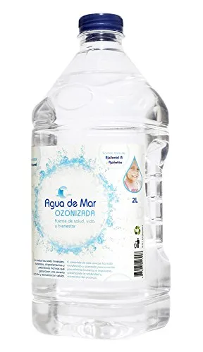 ACQUA DI MARE OZONIZZATO. 2 litro acqua bottiglia Mare con ozono. Drink sana e indispensabile per la cottura (aumenta sapori, fornisce i nutrienti e mantiene gli alimenti freschi)