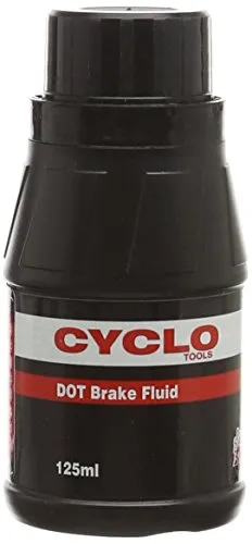 Cyclo Tools - Fluido per Freni DOT, 0,125 l, Colore: Nero