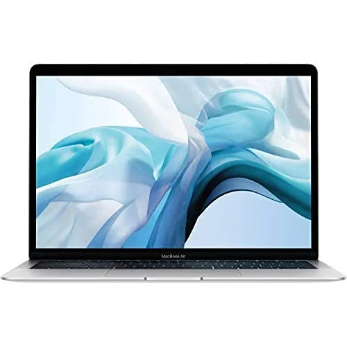 2019 Apple MacBook Air Retina with Intel 1.6 GHz Core i5 chip (13-inch, 8GB RAM, 128GB SSD Storage) Qwerty US Silver (Ricondizionato)