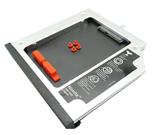 Nimitz - Hard Drive HDD SSD Caddy per Lenovo Thinkpad L440 L540, con frontalino