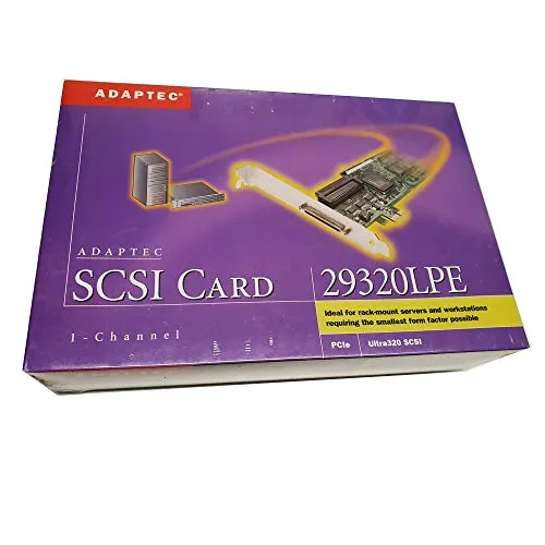 Adaptec 2250300-R 29320LPE 68-Pin Ultra320 PCI Express SCSI Card OEM Kit