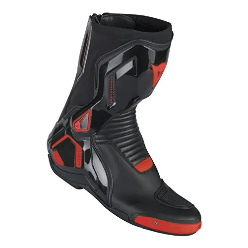 DAINESE 1795208_628_44 Stivali, Nero/Rosso Fluo,Taglia 44