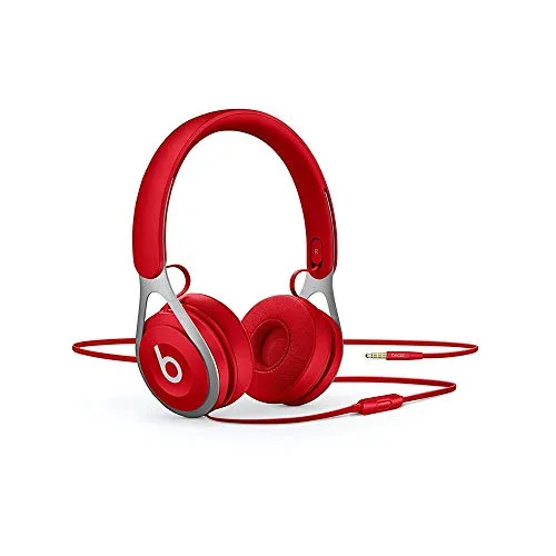Beats EP Cuffie con filo – Senza batteria per ascoltare musica non stop, controlli e microfono integrati – Rosso