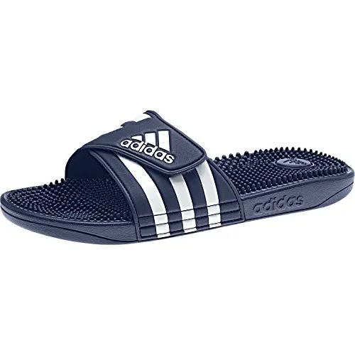 Adidas Adissage, Ciabatte Unisex-Adulto, Blu/Bianco/Blu, 43 EU