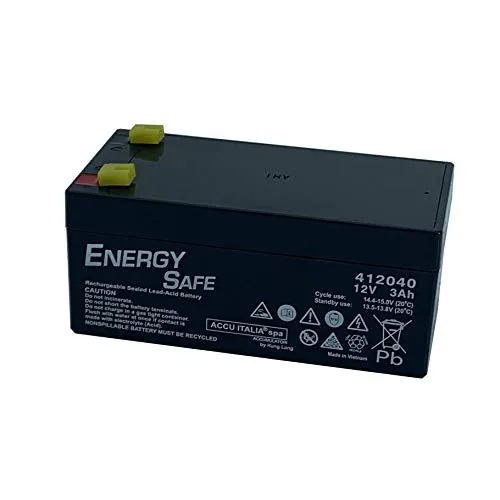 Batteria al piombo ENERGY SAFE 12V 3Ah