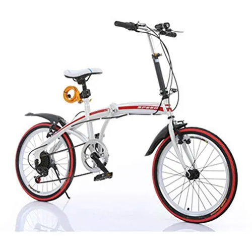 LX 20 pollici pieghevole bici cambio velocità adulto regalo auto pieghevole bicicletta regalo biciclette, Rosso