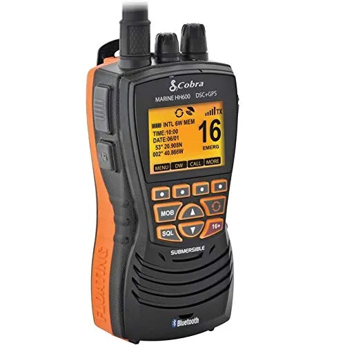 VHF COBRA MR HH600 GPS BT EU BIANCO