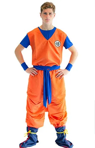 CoolChange Costume di Son Goku in 3 Parti, Taglia: L