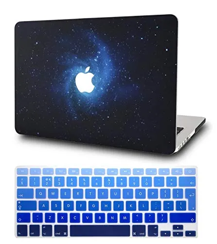 KECC MacBook PRO 13 Pollici (2020/2019/2018/2017/2016, Touch Bar) Custodia Case Rigida w/EU Cover Tastiera Protettiva per Nuovo MacBook PRO 13.3 {A1989/A1706/A1708} (Blu)