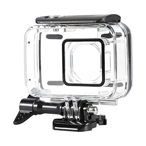 Ruiqas Custodia impermeabile subacquea 45m custodia protettiva subacquea per Xiaomi Yi 2 4k fotocamera sportiva (colore: nero)