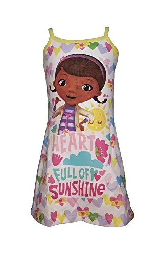 Disney Camicia da Notte Bambina Mezza Manica Cotone Dottoressa PELUSHE Art. WD22790 Lavanda (5 Anni)