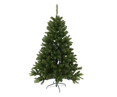 takestop® Albero di Natale Sintetico 180 CM Verde Decorazione Decorazioni Palline LUCI Uso Interno per CASA Scuola Ufficio