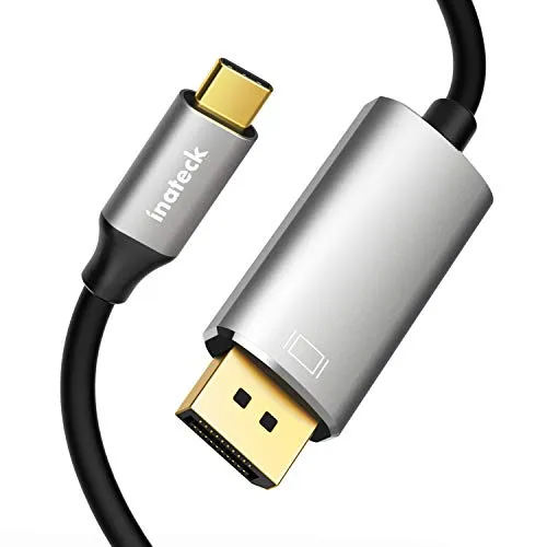 Inateck - Adattatore da USB C a DisplayPort, 1,8 m, 4 K a 60 Hz, TCD1002