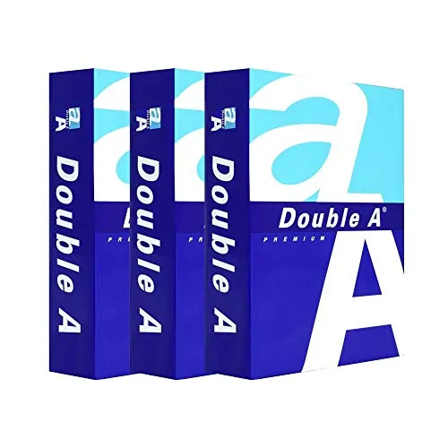 MEDIA WAVE store - Risma di carta 015430 formato A5 500 fogli da 80 g DOUBLE A Premium (Pack 3 Risme)