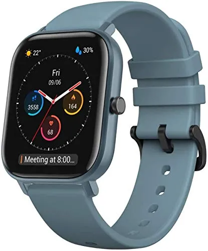 Amazfit GTS Smartwatch Orologio Intelligente Fitness 5 ATM Impermeabile Durata Batteria Fino a 14 Giorni con GPS, 12 Modalità di Allenamento, Display del Quadrante in Vetro 3D, Contapassi per Sport