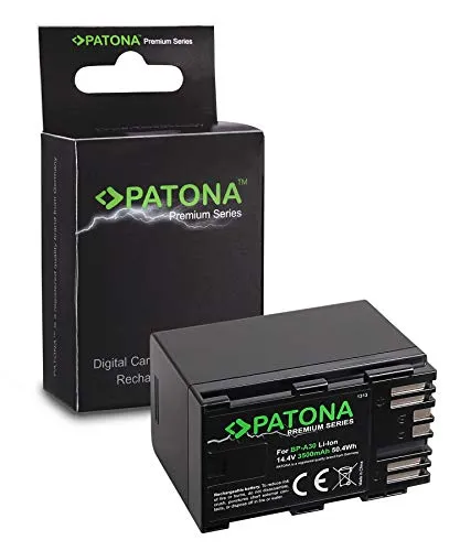 PATONA Premium Batteria BP-A30 compatibile con Canon CA-CP200L, EOS C200, C300 Mark II PL, con Battery Check