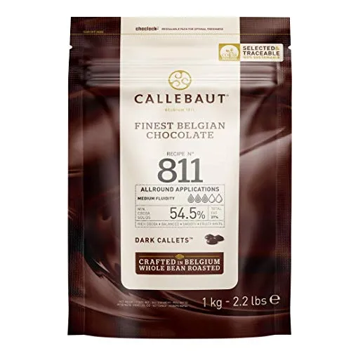 Callebaut 54.5% gocce di Cioccolato Fondente (callets) 1kg