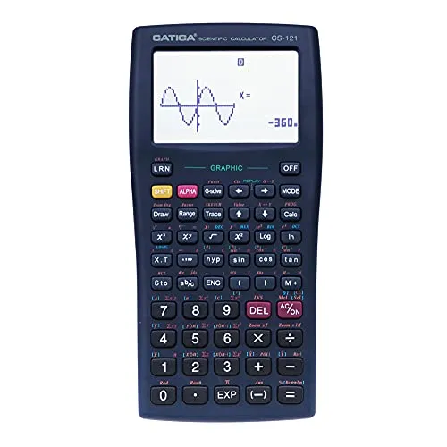 Calculatore Scientifica Con Funzioni Grafiche – Modalità Multipla Con Interfaccia Intuitiva – perfetto per principianti e avanzate, High School o College (Nero 2.0)