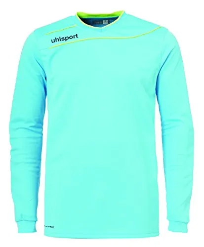 uhlsport, Maglia da Portiere Stream 3.0, Unisex, 100570201, Eisblau/Fluo Gelb, L