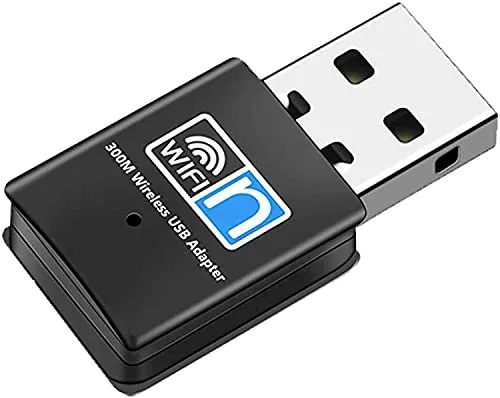 TFR USB Wifi Dongle, 300M 2.4G Mini scheda di rete wireless adattatore WiFi compatibile per Raspberry Pi Laptop/Desktop/PC, supporto Windows10/8/8.1/7/Vista/XP/2000, Mac OS X 10.6-10.14, Linux