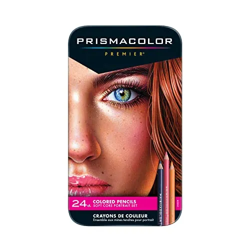 Sanford Prismacolor Premier Matite Colorate in Legno, per Ritratti, 24 Colori