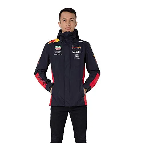 Red Bull Racing Official Teamline Rain Jacket, Uomini Large - Abbigliamento Ufficiale