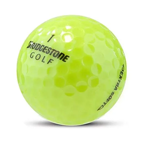 Bridgestone Extra Soft Giallo Palline da Golf - Personalizzato Stampato con la Tua Immagine di Testo o Logo (48 Palle)