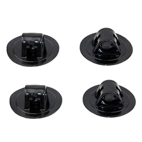 LIOOBO 8PCS Kayak Motore Mount Boat Motor Stand Holder Motor Motor Sedile fuoribordo Accessori Barca a Gancio (Nero)