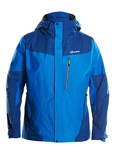 Berghaus Arran - Giacca da Uomo 3 in 1, Uomo, Arran, Snorkel Blue/Deep Water, M