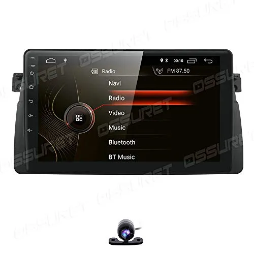 Autoradio 9 pollici Android 10 Car Stereo Video Player GPS Can-Bus Mirrorlink Bluetooth OBD2 Multi Touch Screen per BMW E46 3er 1998-2005