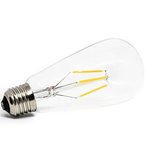 Ampoule LED E27 Edison Style Rétro en Rose, Bleu, Vert, Blanc Neutre et Blanc Chaud - Rose