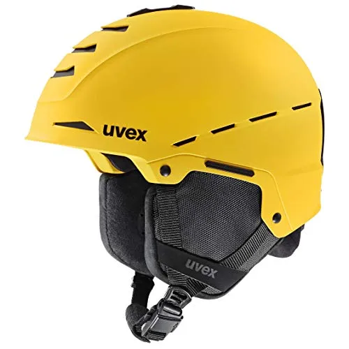 uvex Legend PRO, Casco da Sci Unisex Adulto, Yellow Mat, 52-55 cm