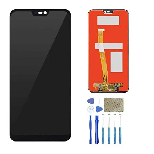 ASNNY Display LCD per Huawei P20 Lite Sostituzione Vetro 3D Schermo Chiave con Kit di Riparazione Completo Kit Nero