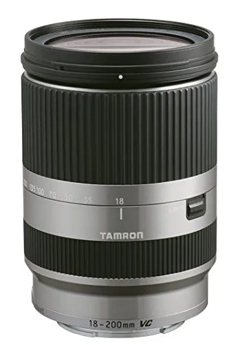 Tamron AF 18 - 200mm F/3.5 - 6.3 Di III VC Obiettivo Zoom per Canon EOS-M System, Argento