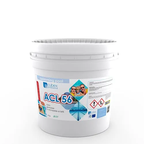 cubex professional Dicloro 56% Cloro granulare Pulizia igiene Manutenzione Acqua Piscina kg 5