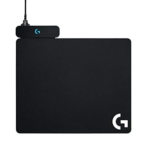 Logitech G POWERPLAY Ricarica Wireless Tappetino Mouse, Tappetino per Mouse Gaming in Tessuto o Rigido, Mouse Pad Compatibile con G502 LIGHTSPEED, G PRO Wireless & SUPERLIGHT, G903, G703